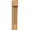 Ekena Millwork Traditional Block Rough Sawn Bracket, Western Red Cedar, 6"W x 20"D x 32"H BKT06X20X32TRA05RWR - alternate 3